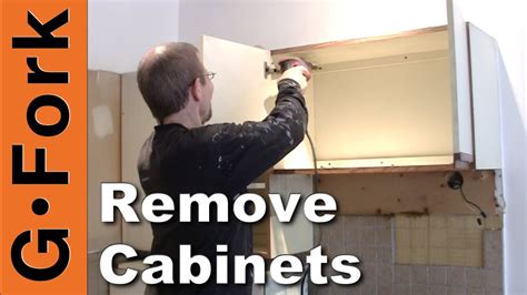 steel cabinet disassembly|removing kitchen cabinets from base.